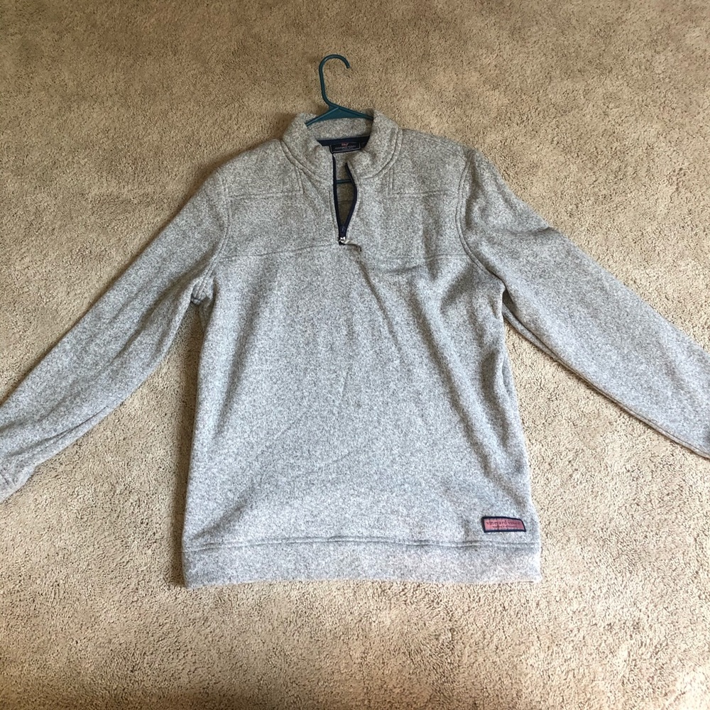 Vineyard Vines Fleece Shep Quarter Zip